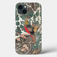 Golden Pheasants in Snow by Ito Jakuchu