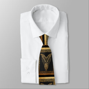 Golden Phoenix Elegance  Tie