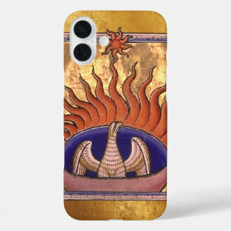 Golden Phoenix Firebird Rising iPhone 16 Plus Case