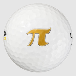 Golden PI Golf Ball