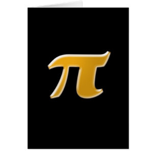 Golden PI on Black