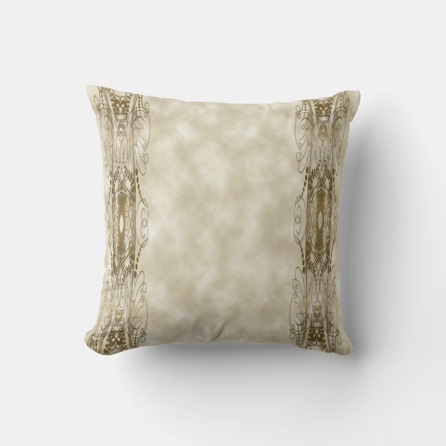 Golden Pillars Cushion (Front)