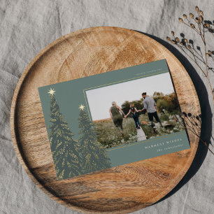 Golden Pine   Elegant Christmas Photo