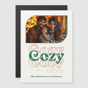 Golden Pine Holiday Keepsake Christmas Photo