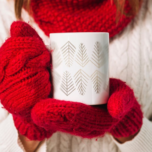 Golden pine trees coffee mug (Creator Uploaded)