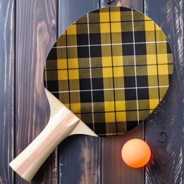Golden Plaid Ping Pong Paddle (Creator Uploaded)
