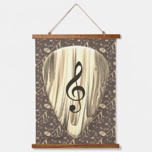 Golden Plectron – Stylish design for music lovers! Hanging Tapestry