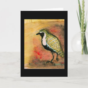 Golden Plover - water bird Note Card