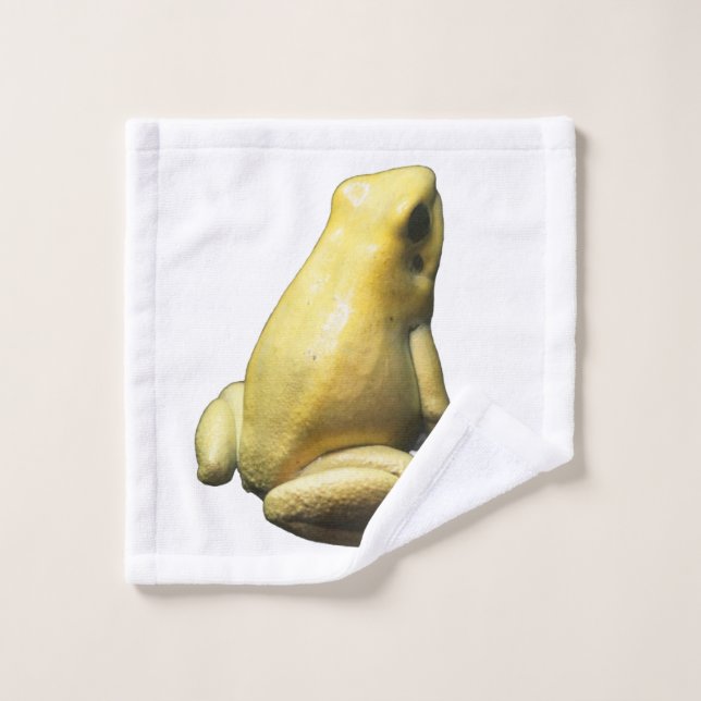 Golden Poison Frog Bath Towel Set (Wash Cloth)