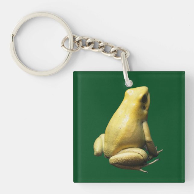 Golden Poison Frog Key Ring (Front)