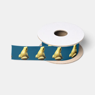 Golden Poison Frog Satin Ribbon