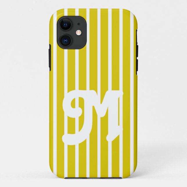 Golden Poppy Safari Stripe Case-Mate iPhone Case (Back)