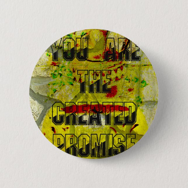 Golden Promise: The Golden Script of Destiny 6 Cm Round Badge (Front)