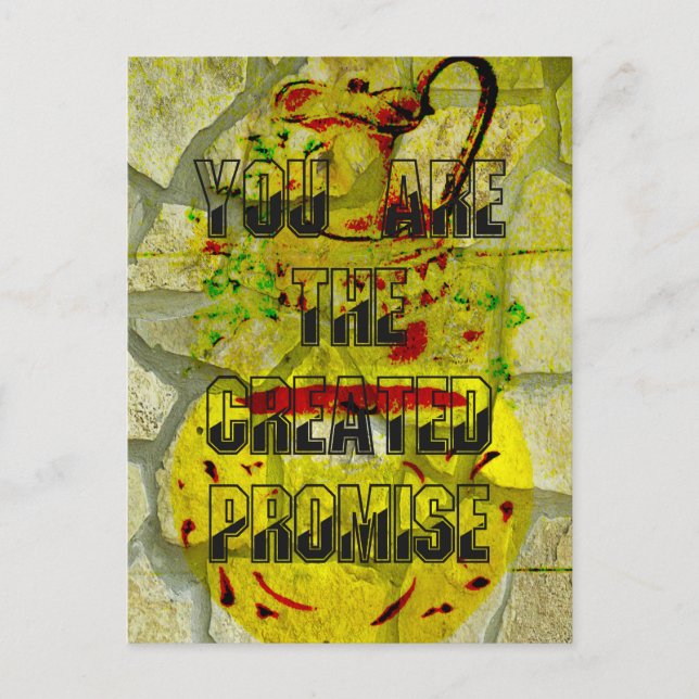 Golden Promise: The Golden Script of Destiny Postcard (Front)