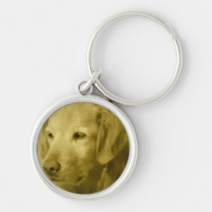 Golden Puppy Keychain