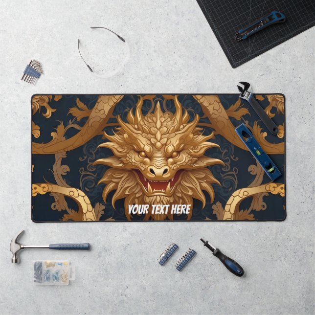  Golden Pyramid Pattern Desk Mat (Workstation)