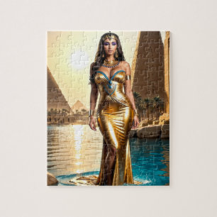 Golden Queen of the Nile Jigsaw Puzzle
