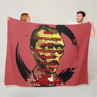 GOLDEN QUOTES Fleece Blanket