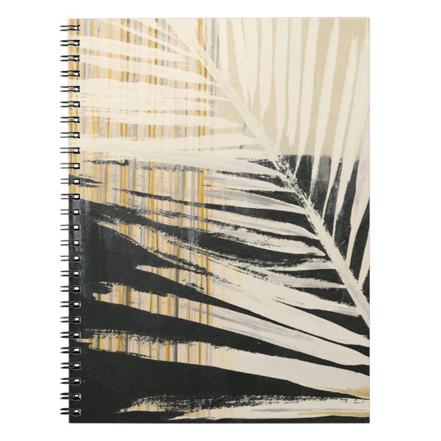 Golden Raffia - Palm Fronds Notebook (Front)