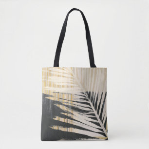 Golden Raffia - Palm Fronds Tote Bag