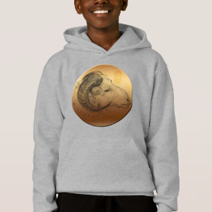 Golden Ram Year Chinese Astrology Zodiac Kids Tee