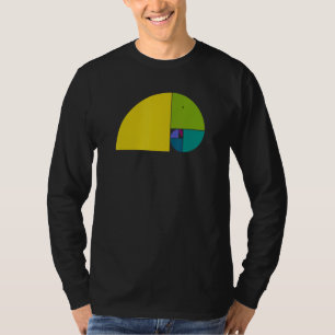 Golden Ratio Elephant   Fibonacci Spiral 1   Fan F T-Shirt