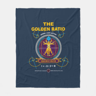 Golden Ratio Fleece Blanket