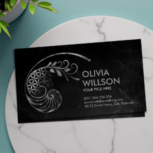 Golden Ratio - Flower of life - Sacred Geometry Business Card