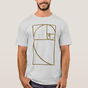 Golden Ratio Sacred Fibonacci Spiral T-Shirt