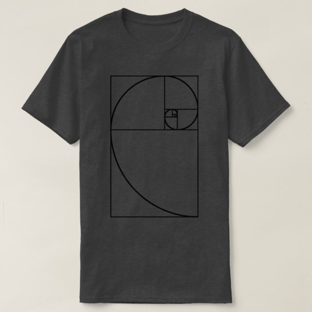 Golden Ratio Transparent T-Shirt (Design Front)