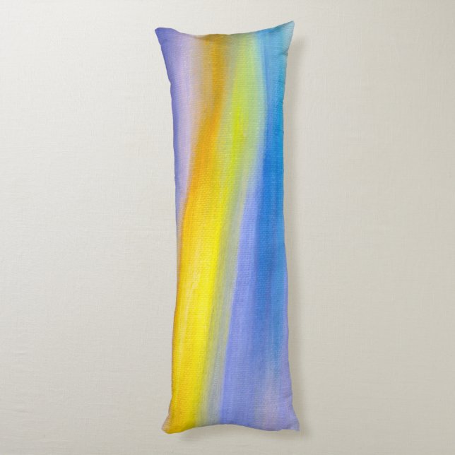 Golden Ray Abstract Body Cushion (Back (Vertical))