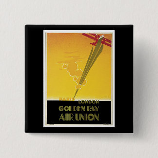Golden Ray Air Union 15 Cm Square Badge