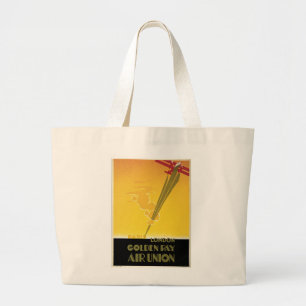 Golden Ray Air Union Large Tote Bag