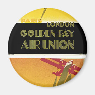 Golden Ray Air Union Magnet