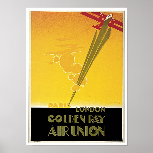 Golden Ray Air Union Poster (Front)
