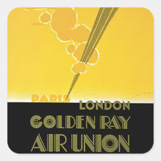 Golden Ray Air Union Square Sticker