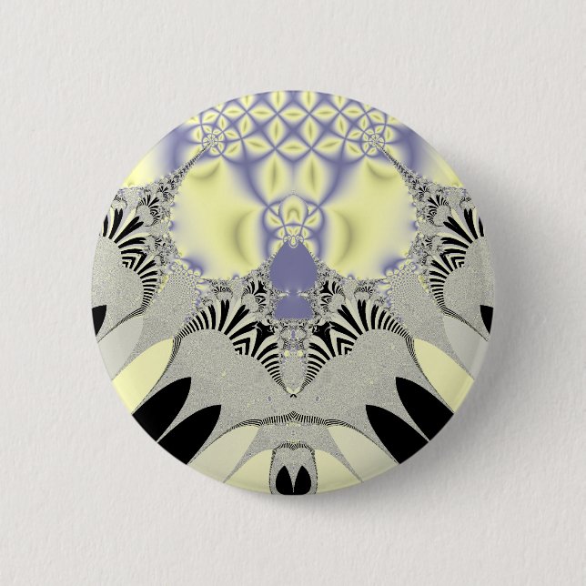Golden Rays 6 Cm Round Badge (Front)