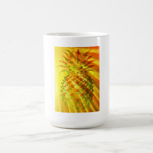 Golden Rays Passing Through A Large Pineapple  Coffee Mug