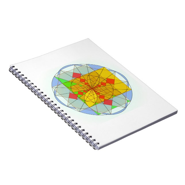 Golden rectangle shapes spiral notebook (Right Side)