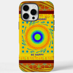 Golden Red African Traditional Colour iPhone 16 Pro Max Case