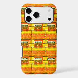 Golden Red African Traditional Colours Funny desig