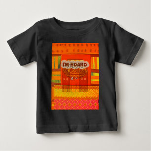 Golden Red African Traditional Colours Print Baby T-Shirt