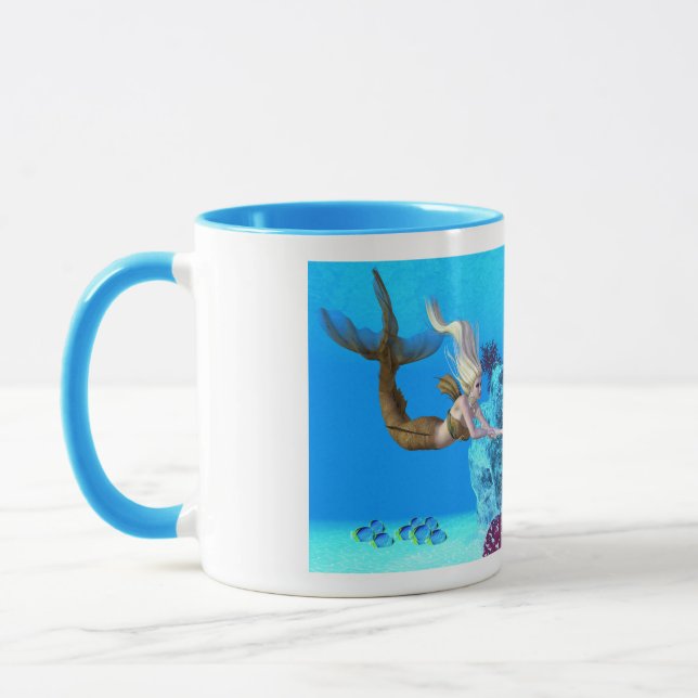 Golden Reef Mermaid Mug (Left)