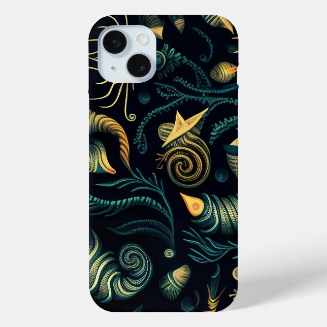 Golden Reefs Case-Mate iPhone Case (Back)
