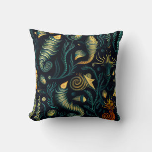 Golden Reefs Cushion