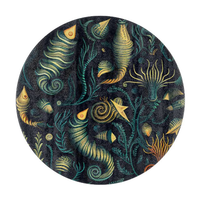Golden Reefs Cutting Board (Front)