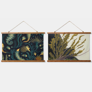 Golden Reefs Hanging Tapestry
