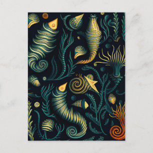 Golden Reefs Holiday Postcard