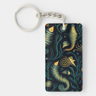 Golden Reefs Key Ring