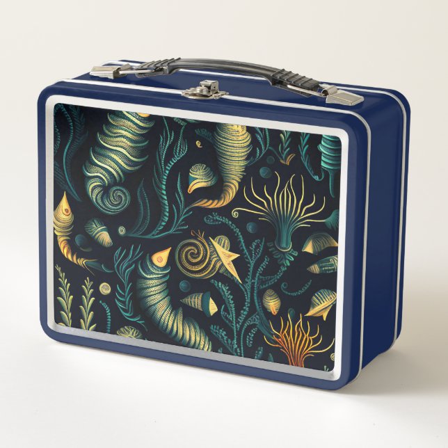 Golden Reefs Metal Lunch Box (Front)